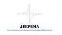 Jeepema - Jornal Eletrônico De Ensino E Pesquisa Matemática